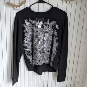 All Saints Fern Isola Crewneck Pullover Sweatshirt Sz Small